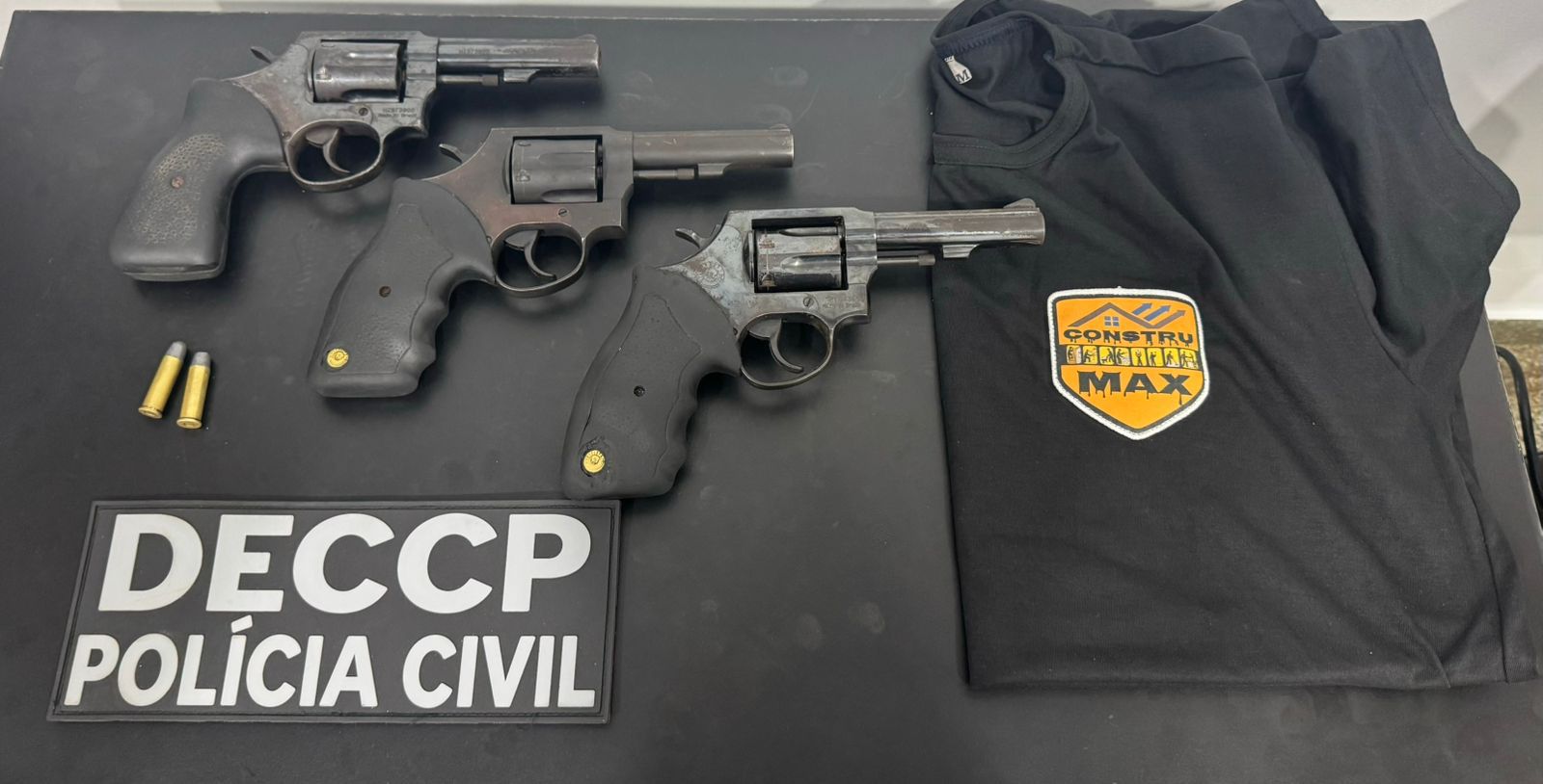 EM MACAPÁ, AÇÃO CONJUNTA DA POLÍCIA CIVIL E MILITAR RECUPERAM ARMAS DE FOGO SUBTRAÍDAS DE EMPRESA DE VIGILÂNCIA  
